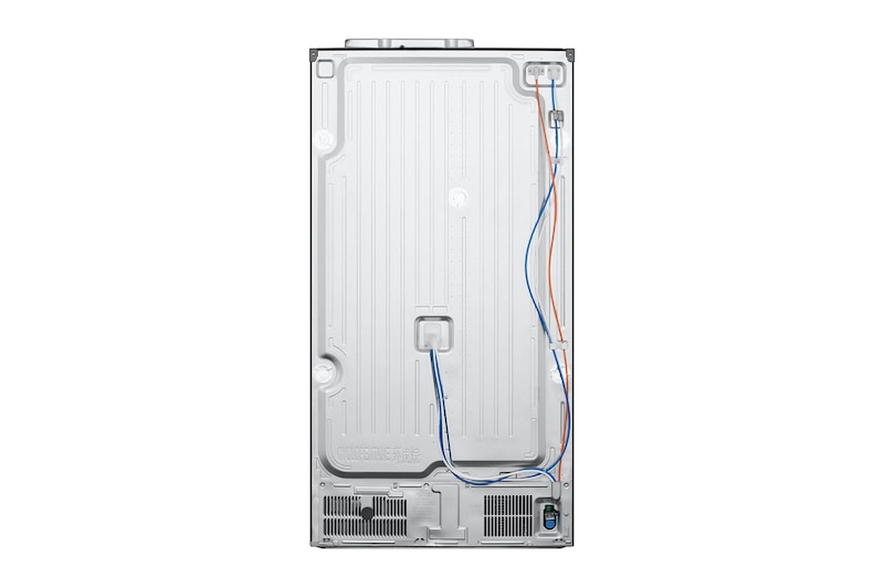 LG 628L InstaView Door in Door™ Side by Side (Essence Black), Energiklasse D, Vand-/isdispenser med vandtilkobling, Smart Diagnosis™ med Wi-Fi, GSXE90EVAD