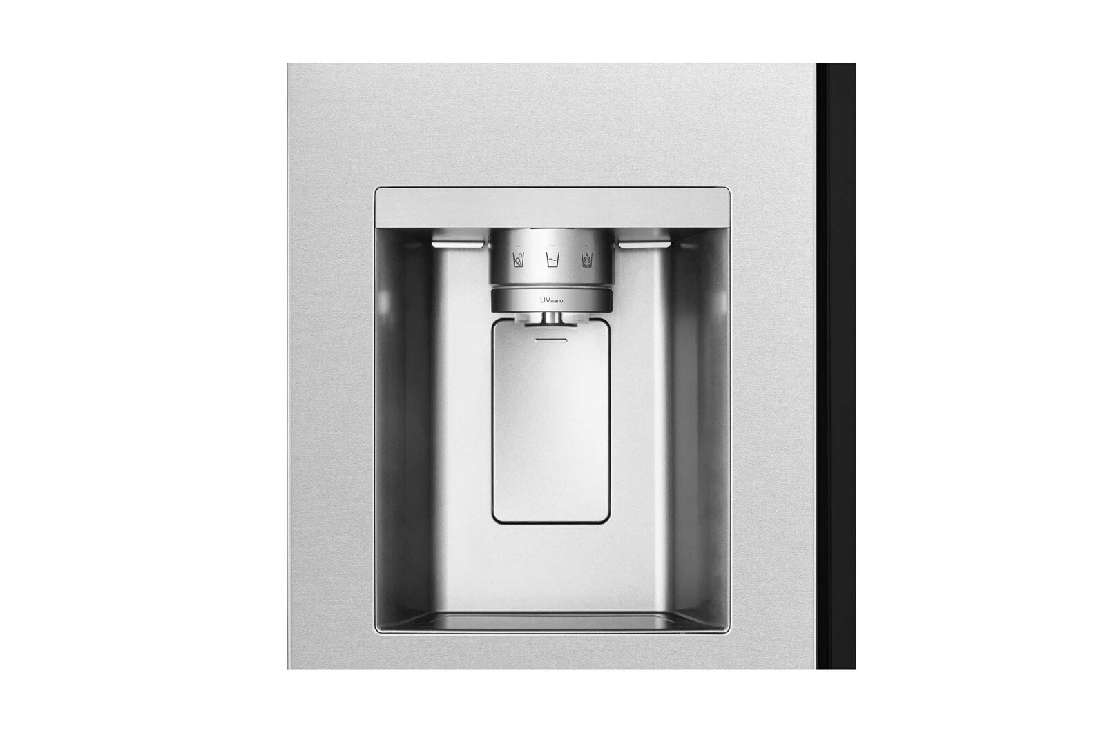LG 628L InstaView Door in Door™ Side by Side (Metal Sorbet), Energiklasse D, Vand-/isdispenser med vandtilkobling, Smart Diagnosis™ med Wi-Fi, GSXE90MBAD