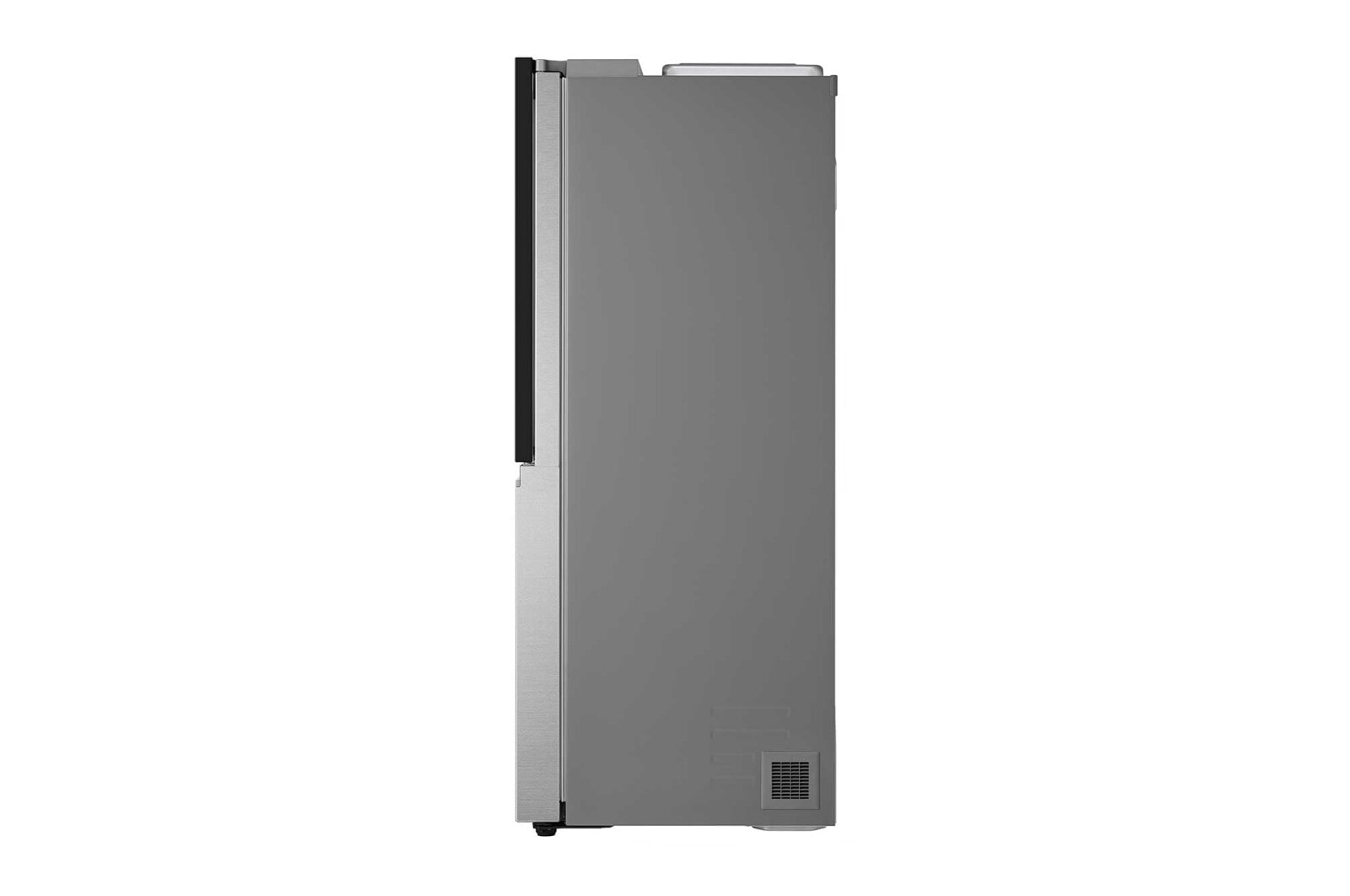 LG 628L InstaView Door in Door™ Side by Side (Metal Sorbet), Energiklasse D, Vand-/isdispenser med vandtilkobling, Smart Diagnosis™ med Wi-Fi, GSXE90MBAD