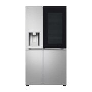 LG 628L InstaView Door in Door™ Side by Side (Metal Sorbet), Energiklasse D, Vand-/isdispenser med vandtilkobling, Smart Diagnosis™ med Wi-Fi, GSXE90MBAD