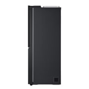 LG 628L InstaView Door in Door™ Side by Side (Essence Black), Energiklasse D, Vand-/isdispenser uden vandtilkobling, Smart Diagnosis™ med Wi-Fi, GSXE91EVAD