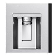 LG 628L InstaView Door in Door™ Side by Side (Metal Sorbet), Energiklasse D, Vand-/isdispenser uden vandtilkobling, Smart Diagnosis™ med Wi-Fi, GSXE91MBAD