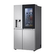 LG 628L InstaView Door in Door™ Side by Side (Metal Sorbet), Energiklasse D, Vand-/isdispenser uden vandtilkobling, Smart Diagnosis™ med Wi-Fi, GSXE91MBAD