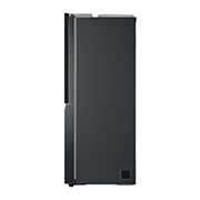 LG 635L InstaView Door in Door™ Side by Side (Matte Black Steel), Energiklasse E, Vand-/isdispenser med vandtilkobling, Smart Diagnosis™ med Wi-Fi, GSXV90MCAE