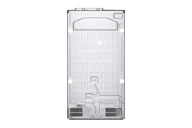 LG 635L InstaView Door in Door™ Side by Side (Matte Black Steel), Energiklasse E, Vand-/isdispenser med vandtilkobling, Smart Diagnosis™ med Wi-Fi, GSXV90MCAE