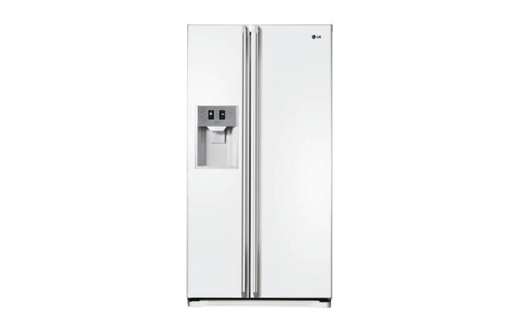 LG Side-by-Side med dispenser og ismaskine (Nettovolumen 508 liter), GW-L207FVQV