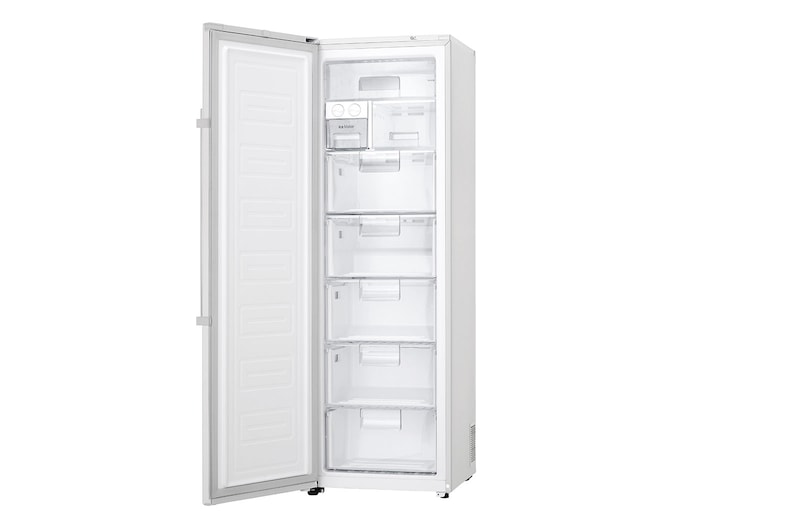 LG 323L Fritstående fryser (Hvid) - Energiklasse F, Total No Frost og Smart Diagnosis™ med Wi-Fi, KF5237SWJZ