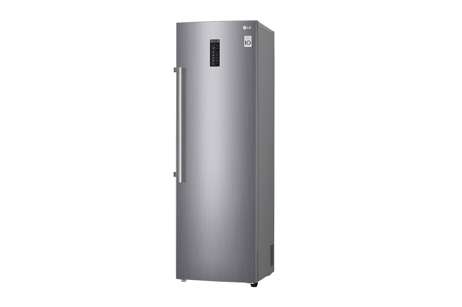 LG 375L Fritstående køleskab (Shiny Steel) - Energiklasse F, Moist Balance Crisper™  og Smart Diagnosis™ med Wi-Fi, KL5241PZJZ