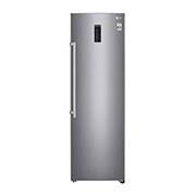 Visning forfra af 375L Fritstående køleskab (Shiny Steel) - Energiklasse F, Moist Balance Crisper™  og Smart Diagnosis™ med Wi-Fi KL5241PZJZ