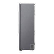 LG 375L Fritstående køleskab (Shiny Steel) - Energiklasse F, Moist Balance Crisper™  og Smart Diagnosis™ med Wi-Fi, KL5241PZJZ