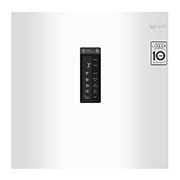 LG 375L Fritstående køleskab (Hvid) - Energiklasse F, Moist Balance Crisper™  og Smart Diagnosis™ med Wi-Fi, KL5241SWJZ