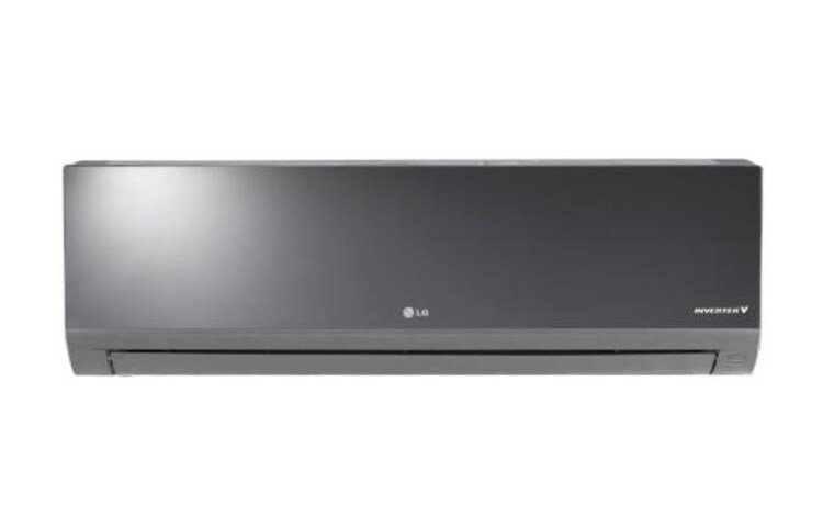 Visning forfra af Artcool Mirror indendørsenhed, varmekapacitet 2,34 kW, kølekapacitet 2,05 kW MS07AWR