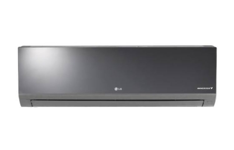 Visning forfra af Artcool Mirror indendørsenhed, varmekapacitet 3,87 kW, kølekapacitet 3,52 kW MS12AWR