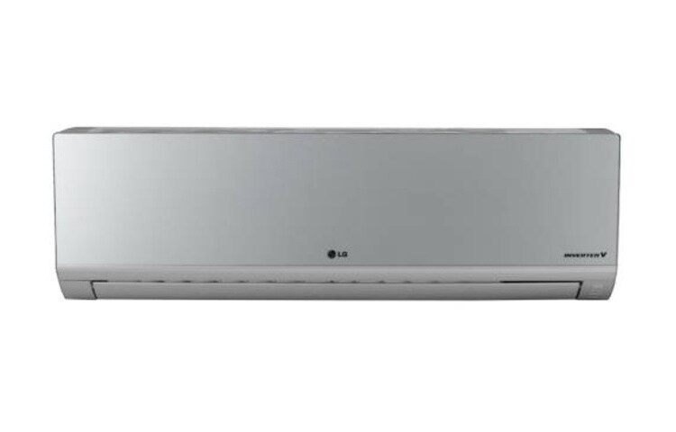 Visning forfra af Artcool Silver indendørsenhed, varmekapacitet 5,8 kW, kølekapacitet 5,28 kW MS18AWV