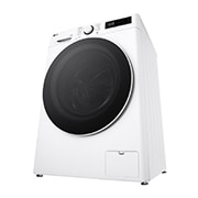 LG 9kg / 6 kg Kombineret vaskemaskine/tørretumbler(Hvid) - Steam, Energiklasse A/D, TurboWash™360, AI DD™, Smart Diagnosis™, CV50T6S2E1