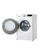 LG Slim 9 kg / 5 kg Kombineret vaskemaskine/tørretumbler(Hvid) - Steam, Energiklasse A/E, AI DD™, Smart Diagnosis™,  47,5cm dybde, CV92T5S4SQE