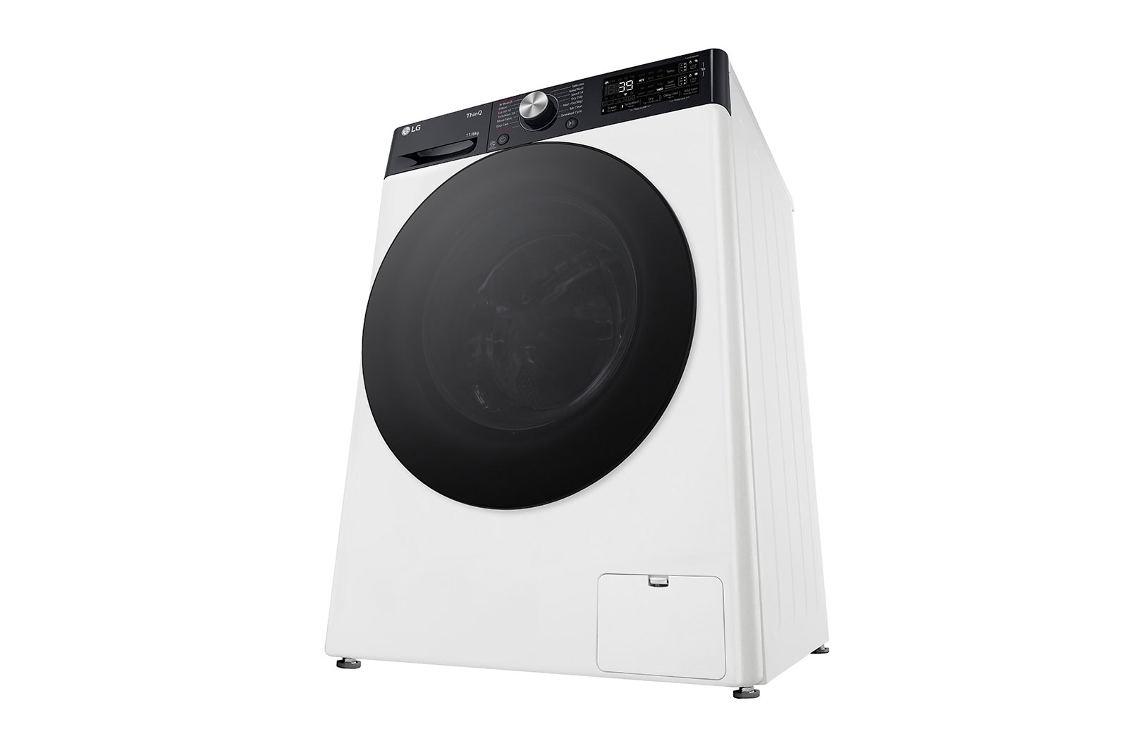 LG 11 kg / 6 kg Kombineret vaskemaskine/tørretumbler(Hvid) - Auto Dose, Steam, Energiklasse D, TurboWash™360, AI DD™, Smart Diagnosis™ med Wi-Fi, CV94E7S2BA