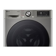 LG 10 kg / 6 kg Kombineret vaskemaskine/tørretumbler(Platinum Silver) - Steam, Energiklasse A/D, TurboWash™360, AI DD™, Smart Diagnosis™ med Wi-Fi, CV94V7S2QN