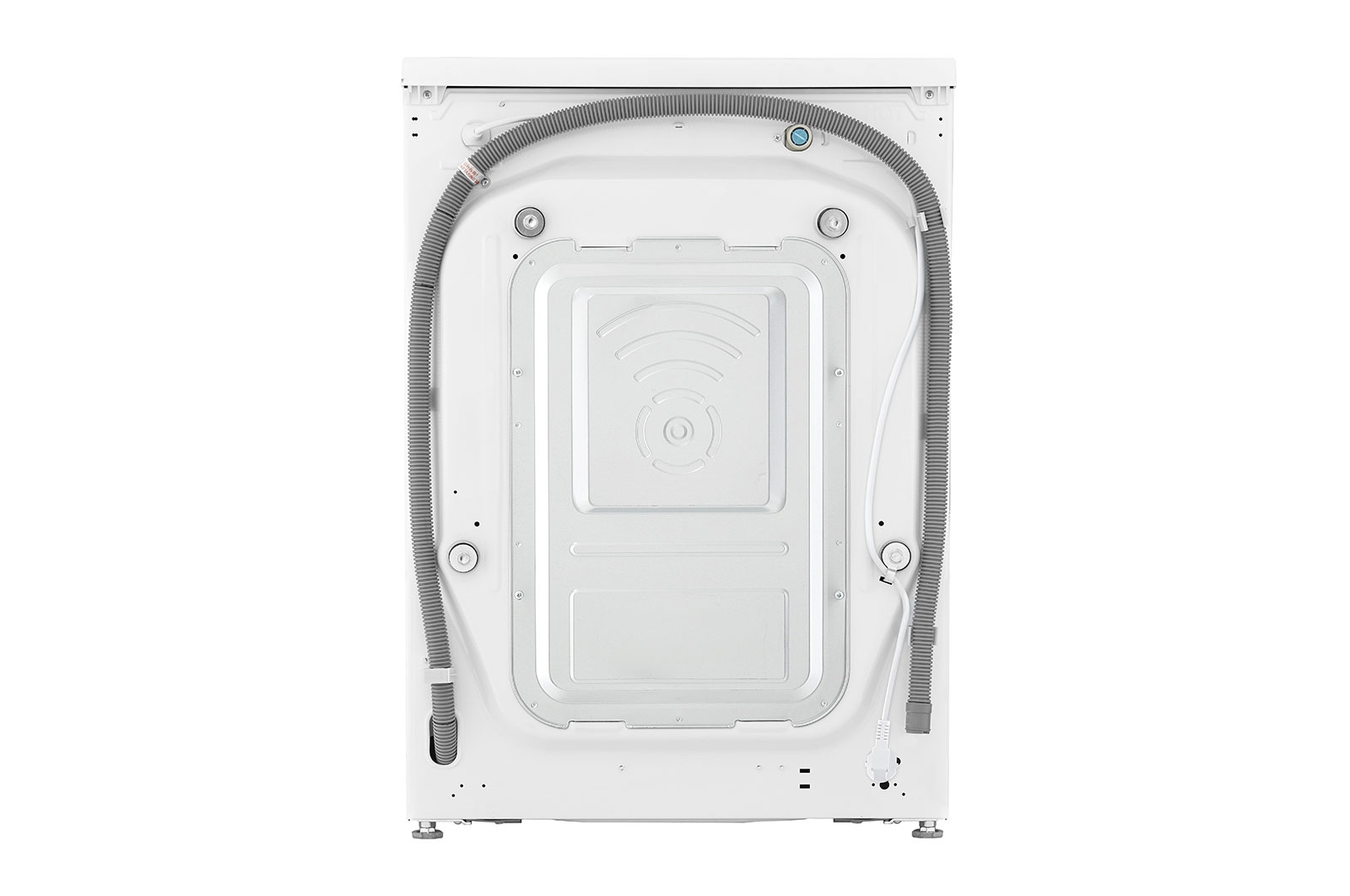 LG 10 kg / 6 kg Kombineret vaskemaskine/tørretumbler(Hvid) - Steam, Energiklasse A/D, TurboWash™360, AI DD™, Smart Diagnosis™ med Wi-Fi, CV94V7S2WN
