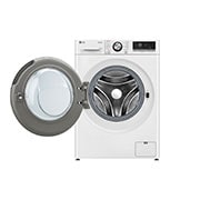 LG 10 kg / 6 kg Kombineret vaskemaskine/tørretumbler(Hvid) - Steam, Energiklasse A/D, TurboWash™360, AI DD™, Smart Diagnosis™ med Wi-Fi, CV94V7S2WN