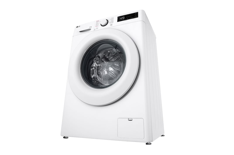 LG Slim 8 kg / 5 kg Kombineret vaskemaskine/tørretumbler(Hvid) - Steam, Energiklasse E, AI DD™, Smart Diagnosis™, 47,5 cm dyb, F2DV707S2W1