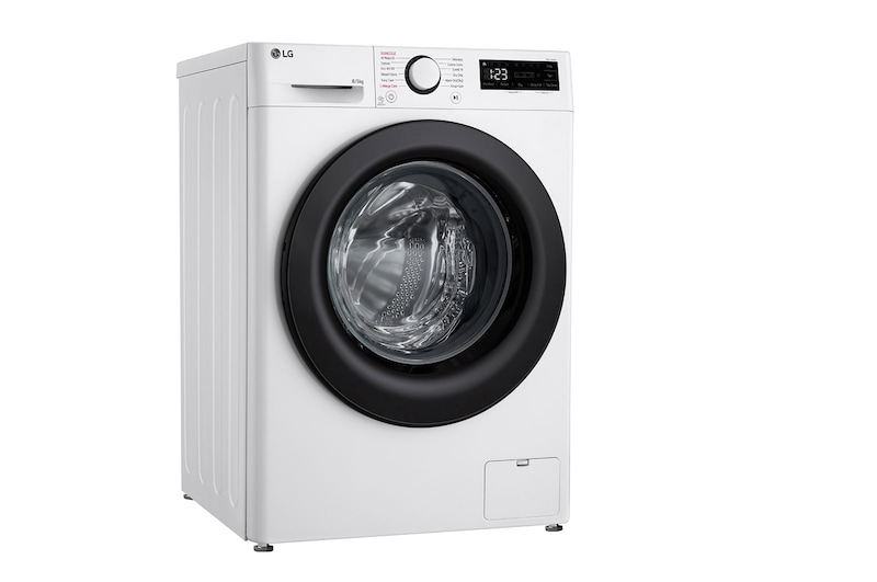 LG Slim 8 kg / 5 kg Kombineret vaskemaskine/tørretumbler(Hvid) - Steam, Energiklasse A/E, AI DD™, Smart Diagnosis™, F2Y5PRP6W