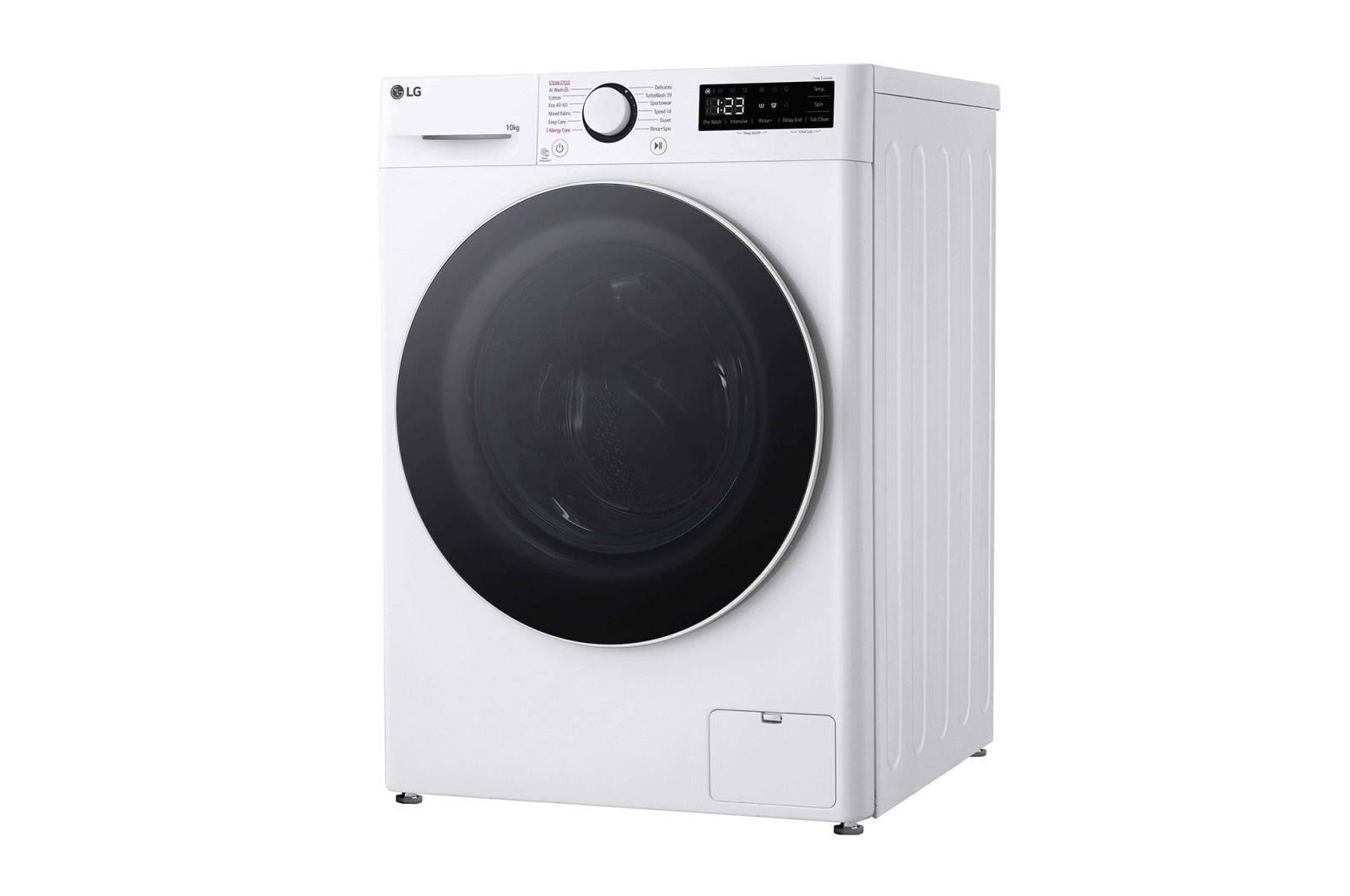 LG 10 kg Vaskemaskin(Hvid) - Steam, Energiklasse A, TurboWash360™, AI DD™, Smart Diagnosis™, F4Y5RYW0WY