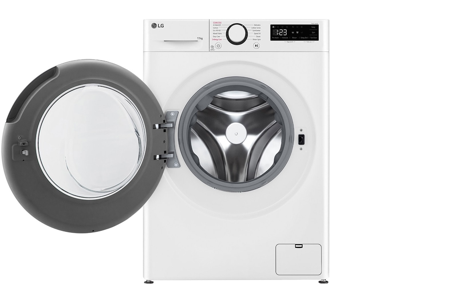 LG 11 kg Vaskemaskin(Hvit) - Steam, Energiklasse A, AI DD™, Smart Diagnosis™, FV34JNS0A1