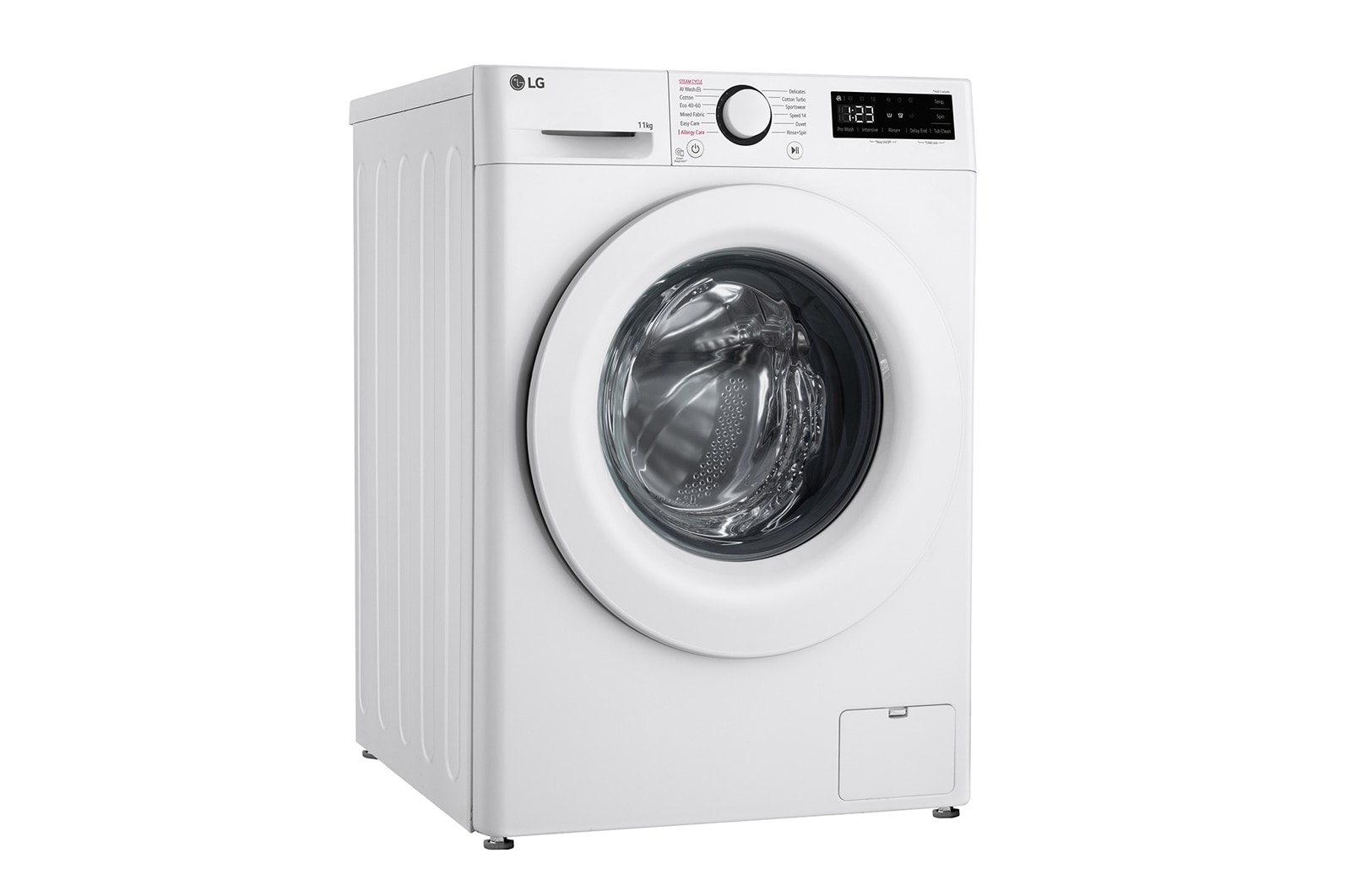 LG 11 kg Vaskemaskin(Hvit) - Steam, Energiklasse A, AI DD™, Smart Diagnosis™, FV34JNS0A1