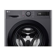 LG 9 kg / 6 kg Kombineret vaskemaskine/tørretumbler(Sort) - Steam, Energiklasse A/D, AI DD™, Smart Diagnosis™, P4Y5VRP6J