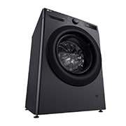 LG 9 kg / 6 kg Kombineret vaskemaskine/tørretumbler(Sort) - Steam, Energiklasse A/D, AI DD™, Smart Diagnosis™, P4Y5VRP6J