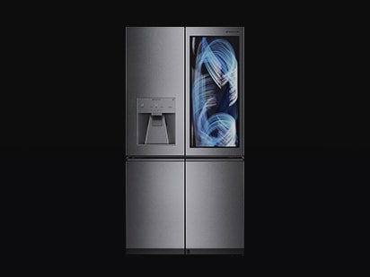 LG SIGNATURE Køleskab viser optimal friskhedsteknologi med luftcirkulation.