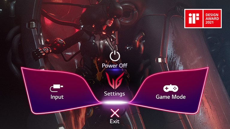 Prisvindende gaming-GUI.