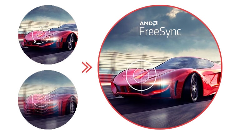 AMD FreeSync tilbyder flydende og hurtige bevægelser.