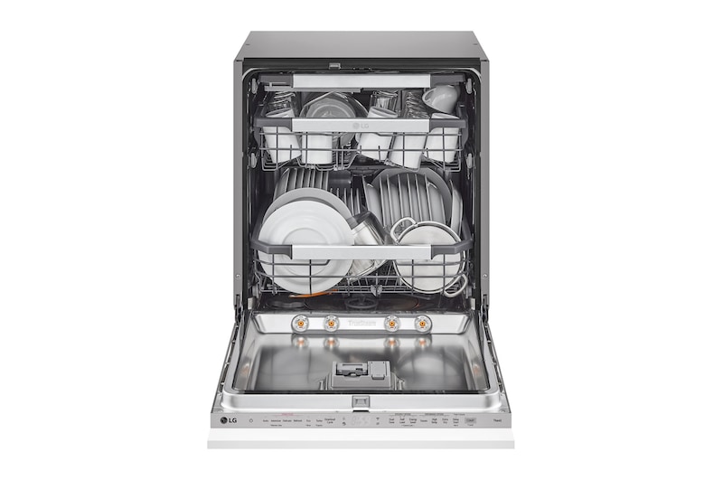 LG QuadWash™ Steam-opvaskemaskine (til indbygget), Energiklasse A, Auto Open Dry-funktion og Smart Diagnosis™ med Wi-Fi, DB475TXS