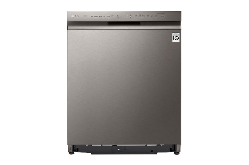 LG QuadWash™ Oppvaskemaskine (Platinum Silver), Energiklasse D, Auto Open Dry-funktion og Smart Diagnosis™ med Wi-Fi, DU325FP