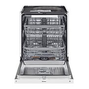 LG QuadWash™ Oppvaskemaskine (Hvid) Energiklasse D, Auto Open Dry-funktion og Smart Diagnosis™ med Wi-Fi, DU325FW
