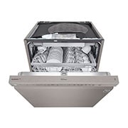 LG QuadWash™ Oppvaskemaskine (Platinum Silver), Energiklasse C, Auto Open Dry-funktion og Smart Diagnosis™ med Wi-Fi, DU355FP