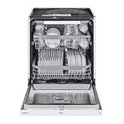 LG QuadWash™ Oppvaskemaskine (Hvid) Energiklasse C, Auto Open Dry-funktion og Smart Diagnosis™ med Wi-Fi, DU355FW