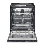 LG QuadWash™ Steam-opvaskemaskine (Matte Black Stainless Steel), Energiklasse D, Auto Open Dry-funktion og Smart Diagnosis™ med Wi-Fi, SDU527HM