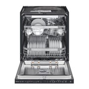 LG QuadWash™ Steam-opvaskemaskine (Matte Black Stainless Steel), Energiklasse D, Auto Open Dry-funktion og Smart Diagnosis™ med Wi-Fi, SDU527HM