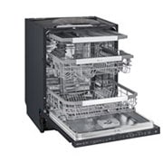 LG QuadWash™ Steam-opvaskemaskine (Matte Black Stainless Steel), Energiklasse D, Auto Open Dry-funktion og Smart Diagnosis™ med Wi-Fi, SDU527HM
