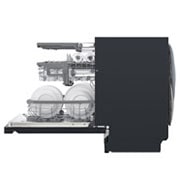 LG QuadWash™ Steam-opvaskemaskine (Matte Black Stainless Steel), Energiklasse D, Auto Open Dry-funktion og Smart Diagnosis™ med Wi-Fi, SDU527HM