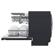 LG QuadWash™ Steam-opvaskemaskine (Matte Black Stainless Steel), Energiklasse D, Auto Open Dry-funktion og Smart Diagnosis™ med Wi-Fi, SDU527HM