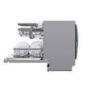 LG QuadWash™ Steam-opvaskemaskine (Noble Steel) Energiklasse D, Auto Open Dry-funktion og Smart Diagnosis™ med Wi-Fi, SDU527HS