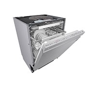 LG QuadWash™ Steam-opvaskemaskine (Noble Steel) Energiklasse D, Auto Open Dry-funktion og Smart Diagnosis™ med Wi-Fi, SDU527HS