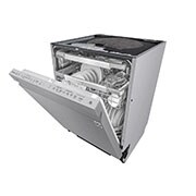 LG QuadWash™ Steam-opvaskemaskine (Noble Steel) Energiklasse D, Auto Open Dry-funktion og Smart Diagnosis™ med Wi-Fi, SDU527HS