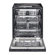 LG QuadWash™ Steam-opvaskemaskine (Matte Black Stainless Steel), Energiklasse C, Auto Open Dry-funktion og Smart Diagnosis™ med Wi-Fi, SDU557HM