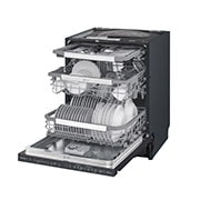 LG QuadWash™ Steam-opvaskemaskine (Matte Black Stainless Steel), Energiklasse C, Auto Open Dry-funktion og Smart Diagnosis™ med Wi-Fi, SDU557HM