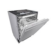 LG QuadWash™ Steam-opvaskemaskine (Noble Steel) Energiklasse C, Auto Open Dry-funktion og Smart Diagnosis™ med Wi-Fi, SDU557HS